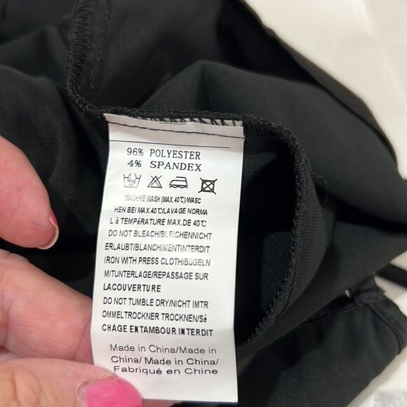 Chigant black satin wrap camisole size small NWT - Picture 9 of 9